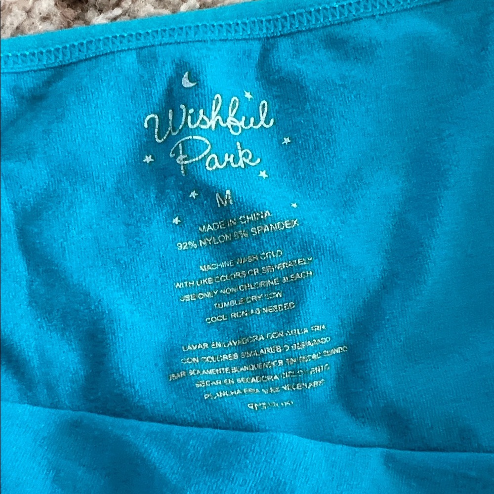 ❤️4/$10 LEI Women's Camisole Trio - Blue, Yellow, and Aqua - Picture 4 of 4